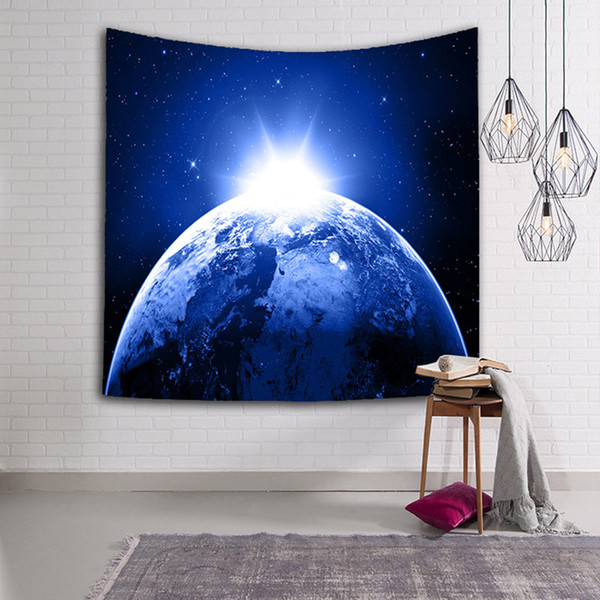 The Planet Wall Hanging Tapestry Cosmos Bedspread Beach Mat Large Wall Fabric Home Décor