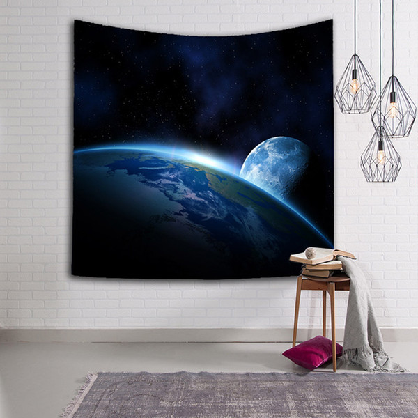 Fabric Cosmos Wall Tapestry Home Decoration Fabric Beach Sheet Towel Large Table Picnic