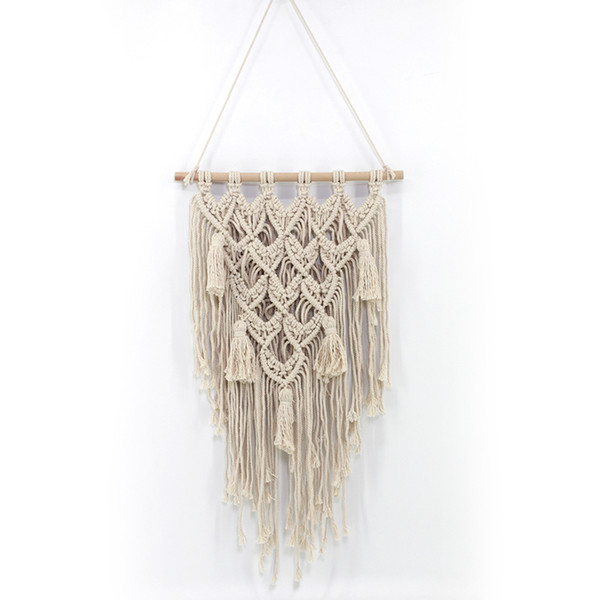 Handmade Wall Hanging Tapestry Macrame Wedding Ceremony Backdrop Wall Art Tapestry Wedding Home Living Room Decoration