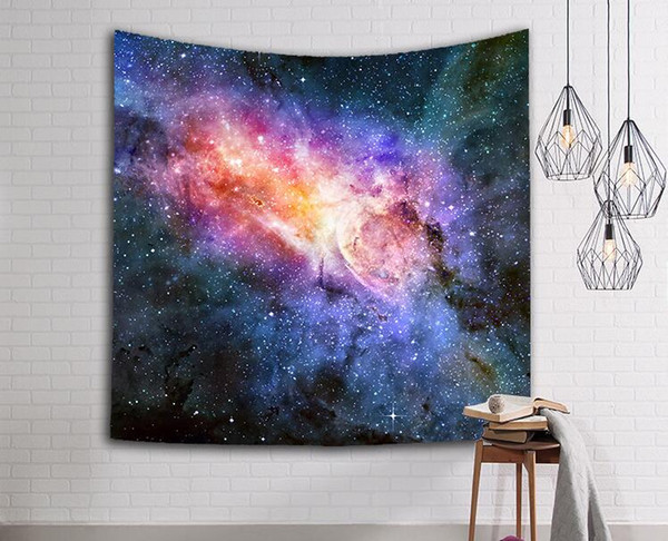 Amazing Night Starry Sky Star Tapestry 3D Printed Wall Hanging Picture Tapestry Bohemian Beach Towel Table Cloth Blanket Top Quality 111