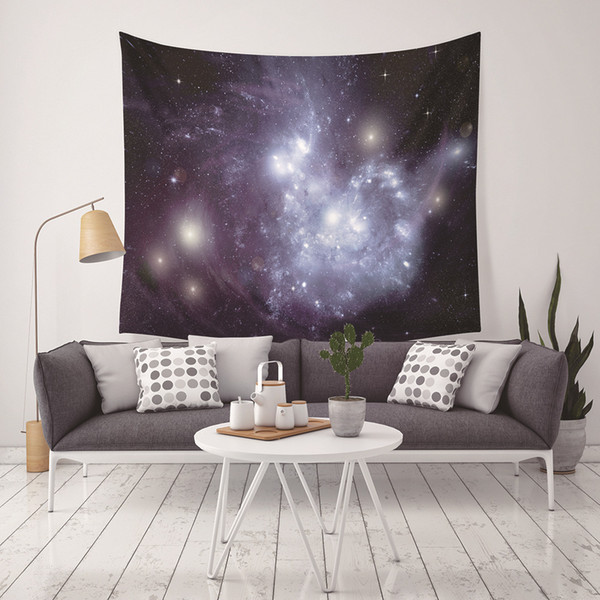 New Arrival 9 Styles universe Home Decor Tapestries Beach Towel Camping blanket Bedsheet Table-cloth With LED