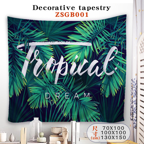 New style tapestry 130*150cm Eco-Friendly Digital printing Sublimation custom pattern size colorful polyester decoration wall Tapestries