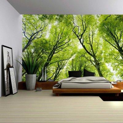 Landscape Forest Trees Fabric Wall Hanging Tapestry Decor Polyester Curtains Plus Long Table Cover Picnic Cloth Carpet Home Decoration 2018