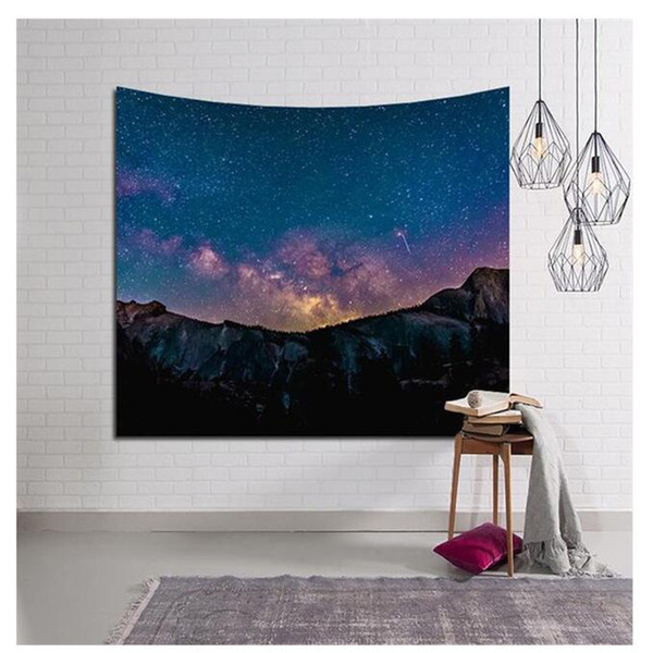 230cmx150cm Style6 Home Décor Galaxy Hanging Wall Tapestry Printed Hippie Retro Home Decor Yoga Beach Towel Tapestries