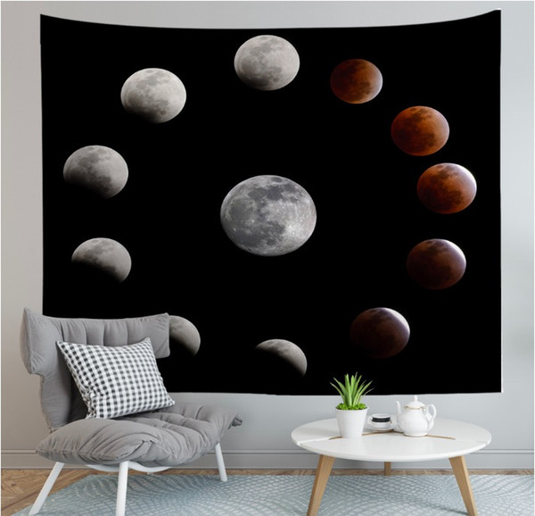 Solar system galaxy tapestry Wall Hanging Bedding Tapestry European style Night Tapestries For Living Room Bedroom