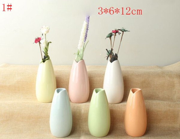 Decorative ornaments vase ceramic home aromatherapy bottle simple simulation dry flower hydroponic green plant small vase