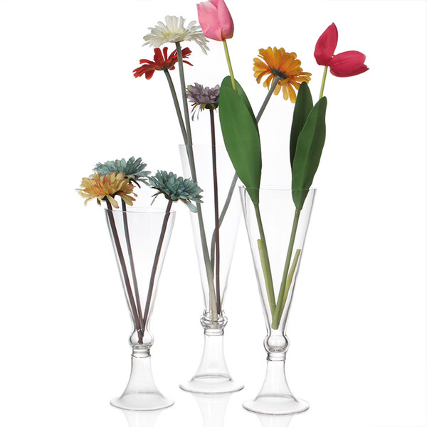 unique beautiful glass vases wedding centerpiece,party events charming decor for flowers,tall glass vases for fresh flowers