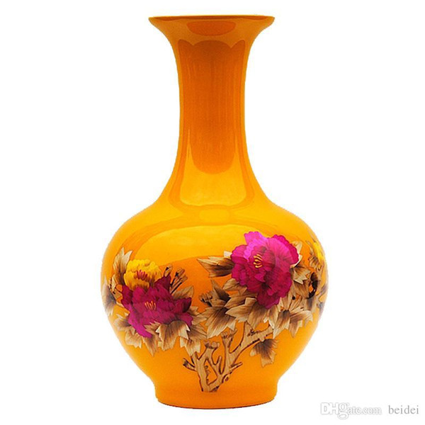 Antique Jingdezhen Ceramic Vase Wheat-straw Vase Christmas Gifts Wedding Gifts Home Decoration Handicraft Furnishing Articles