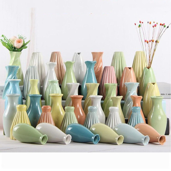 Hand Made Ceramic Bud Flower Vase, Unique Single Flower Decorative Floral Vase for Home Decor, Table Top Centerpieces, Arranging Bouquets