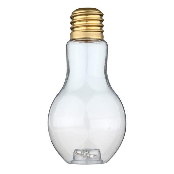 Flower Vase For Artificials Fake Artificial Clear Light Bulb Shape Stand Plant Flower Vase Container Bottle