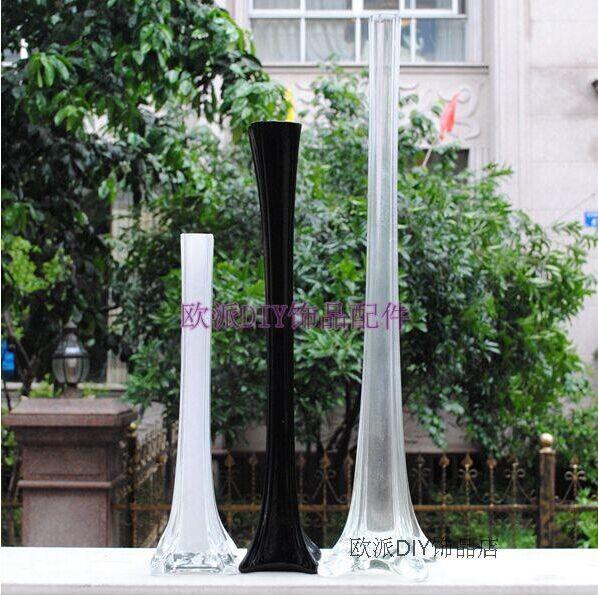 HoT Selling European-style glass flower vase insert feather vase container ornaments wedding supplies, home decor Free shipping