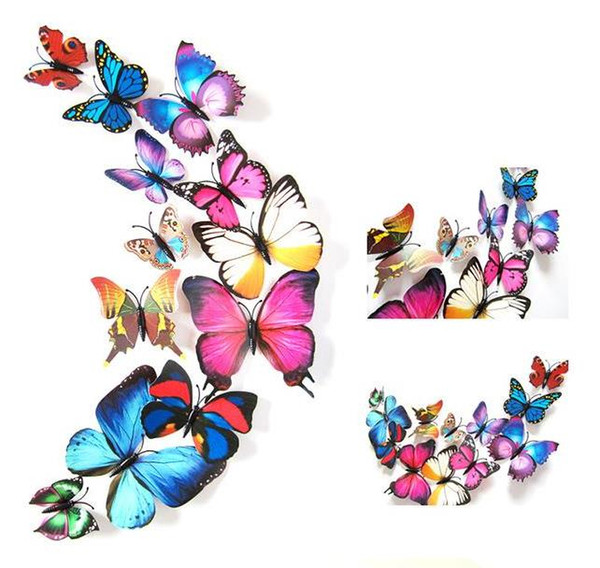 Home Cinderella butterfly 3d butterfly decoration wall stickers 12pc 3d butterflies 3d butterfly pvc removable wall stickers butterflys 147