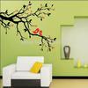 The new wall flowers and trees Love Heart Tree Bird Removable Vinyl Wall Decal Sticker Art Mural Home Decor