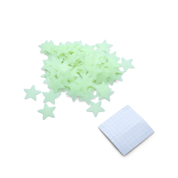 Glow In The Dark Stars Space Stellar Wall Decals Stickers for Kids Room 100PCS/Set popular