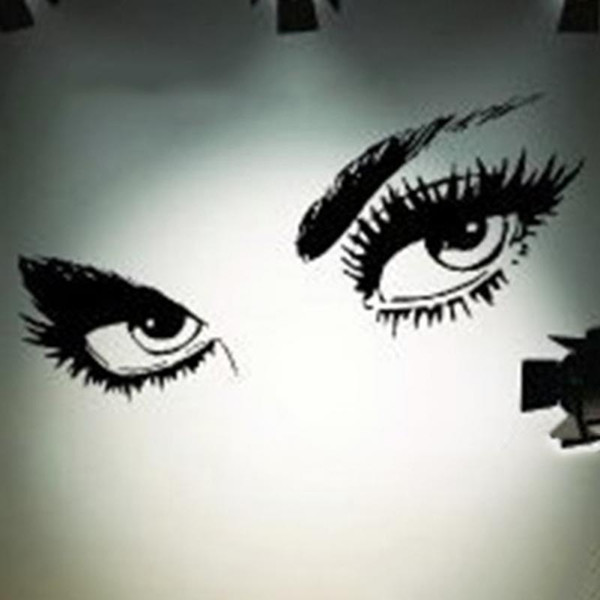 Sexy Eyes Wall Sticker Home Decor Vinyl Art Home Black Decor Large Wall Decals Wall Stickers