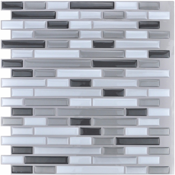 Wholesale- Peel and Stick Tiles Kitchen Backsplash Tiles 12''x12'' 3D Wall Stickers 6 Tiles/Pack Kitchen Wall Stickers