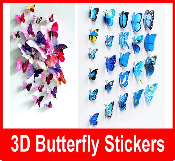 Cinderella butterfly 3d butterfly decoration wall stickers 12pc 3d butterflies 3d butterfly pvc removable wall stickers butterflys