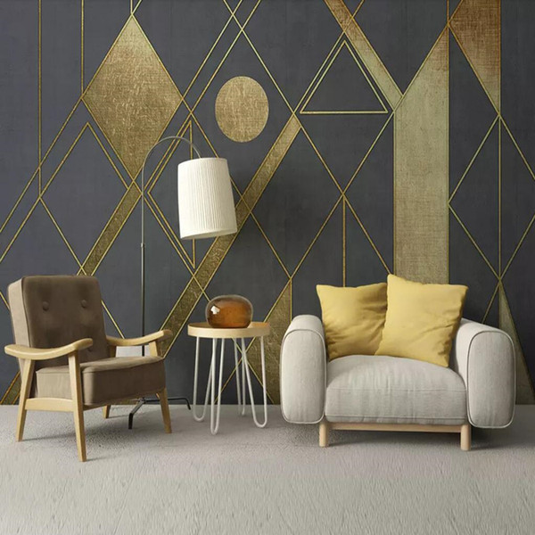 Arkadi 3d geometric pattern tv background wallpaper creative abstract sofa background wallpaper 5D bedroom Nordic seamless mural