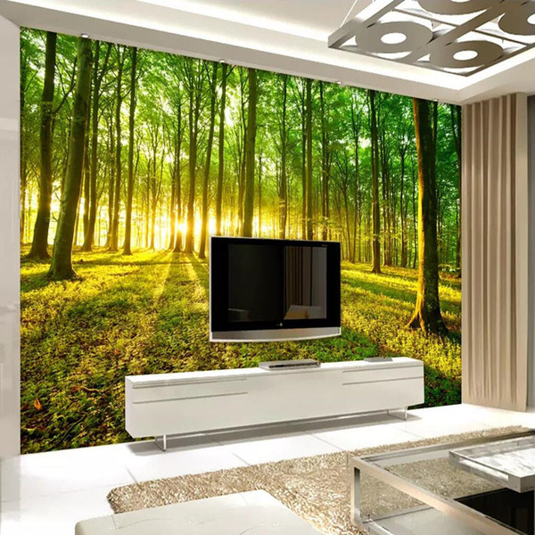 Arkadi 3d wallpaper custom photo wallpaper mural living room bed room nature sunshine forest painting sofa TV background wall sticker