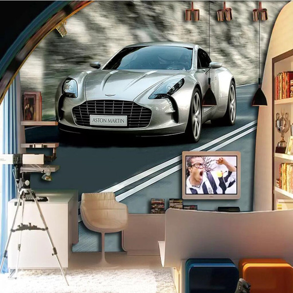 Arkadi Customized 3d wallpaper 3d wall murals Car the street children boy room wallpaper 3d living room photo wall paper