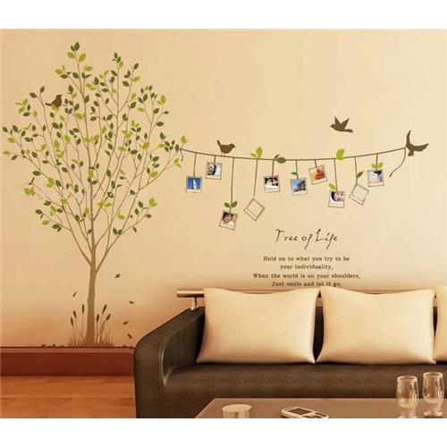 Photo Frame Bird Tree Removable Wall Art Stickers Vinyl Decals Home Decor