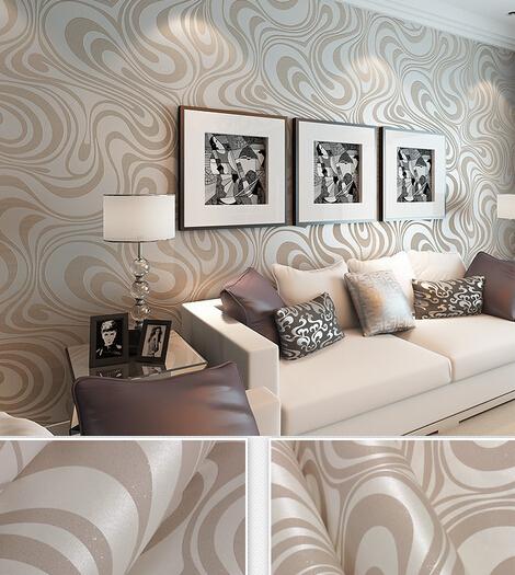 Fashion Hot 0.7m*8.4m wallpaper rolls Papel de parede Sprinkle gold murals damask wall paper roll modern stereo 3D mural wall paper