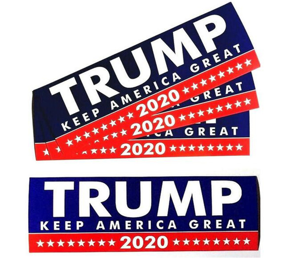 US Presidential Election Trump Bumper Car Stickers Decals 23*7.6cm Car Bumper Stickers With Lettering Donald Trump President Stickers