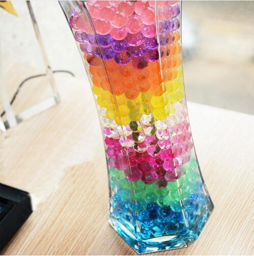 50 Bags aqua beads crystal soil for potted flower 5g/bag hydrogel gel weeding decoration colorful growing-water-balls