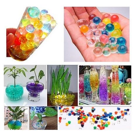 Colorful Pearl Shaped Crystal Soil Water Beads Balls Deco Crystal Mud Boll Crystal Plant Soil Beads 2.5mm 3g