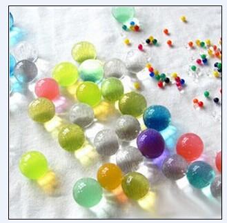 Magic Plant Jelly crystal Soil Mud Water Pearl Beads Water absorbing crystal,polymer, soil moist MED