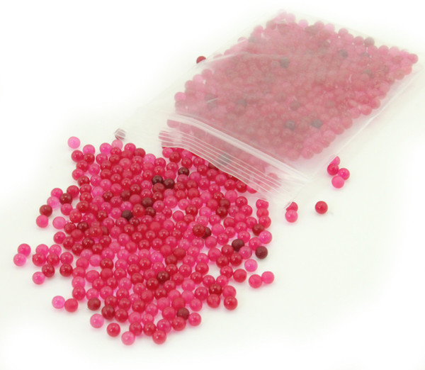 Home Decor Crystal Soil 500 pcs / Bag Pearl Dark Pink vase filler Shaped Crystal Soil Water Beads Mud Grow Magic Jelly