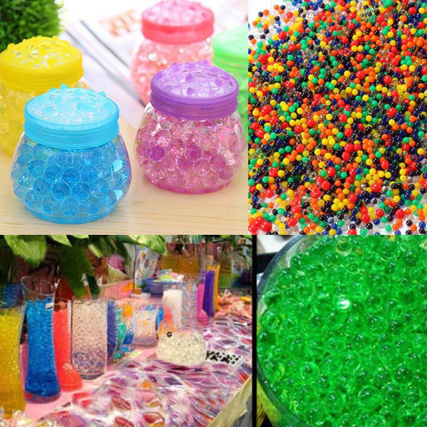 100 Pcs Pearl Soil Water Beads Gel Ball For Flower Mud Grow Magic Jelly Balls jids toy