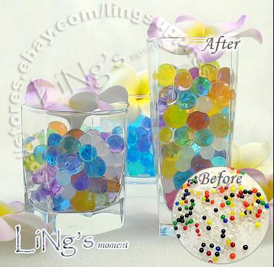 Hot item--10pack Assorted color NEW Crystal Jello table decor Wedding Party Centerpiece Decoration