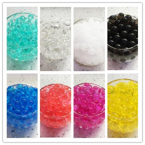 Interesting Colourful Jelly Crystal Pearl Sea Mud Foam Absorbent Soilless Growth Water Beads Flower Plant Magic Ball 50Bags