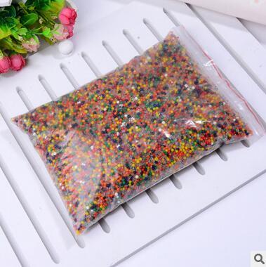 HOT 1000g Crystal Soil Water Beads Mud Magic Jelly Balls Pearl Shaped Plant Breed Home Decor Water Swelling Toy Free Shipping