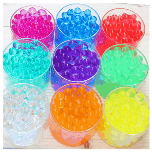 12 Bags 1200 PCS Of Lot Crystal Soil Hydrogel Gel Polymer Water Beads Decoration Maison Growing Water Balls Home Decor