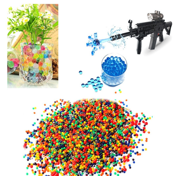 1,0000 pcs Solid Color Orbeez Crystal Growing Swelling Water Beads Growing Balls for Water Toy Pistol Crystal Mud Home Decor