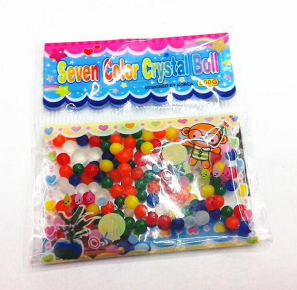 3g/bag Crystal Mud Soil Water Beads Flower Planting Christmas gift absorbing crystal soil moist MED