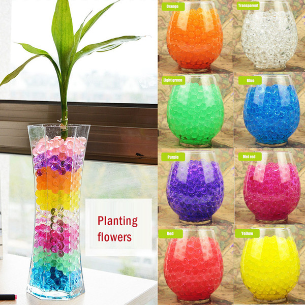 300 Pieces Per Bag orbiz growing balls Eco Friendly Kids Toys Transparent Water Beads hydrogel For Wedding Decoration