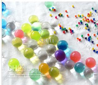 Photobeads/Pastel/3D Crystal Soil/cloudy beads MIX Color retail packing for plant