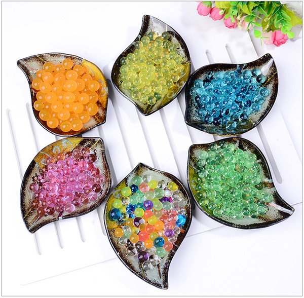 100bags Crystal Mud Soil Water Beads Flower Planting Christmas gift absorbing crystal soil 3g/bag