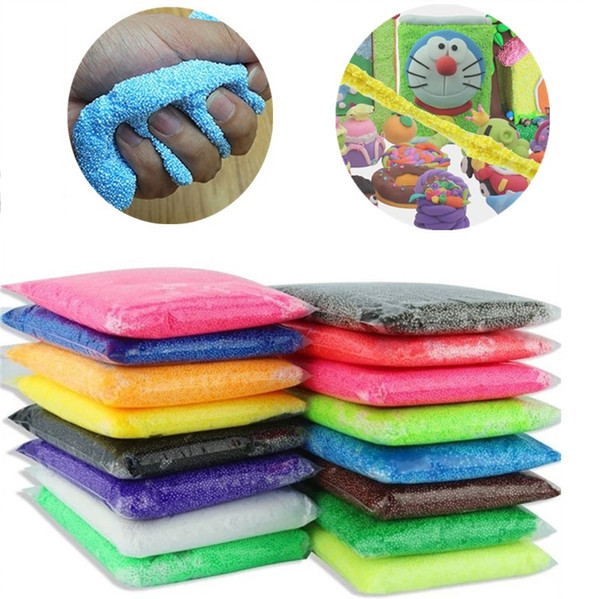 The non hand sticky safe high quality Pearl mud Snow mud Children diy hand - colored mud fancy toy for children IA608