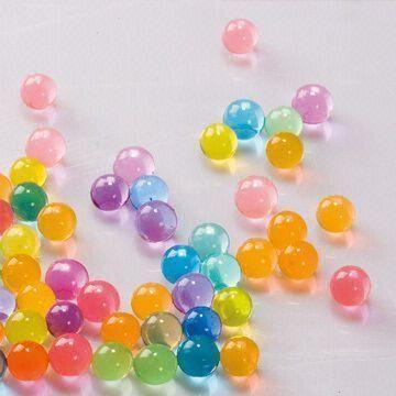 200Pcs/Lot Crystal Soil Home Decor Pearl Shaped Hydrogel Gel Polymer Water Beads Mud Grow Magic Jelly Balls