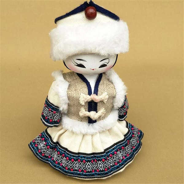 The characteristics of present national doll accessories Home Furnishing wooden ornaments creative design of children's toys