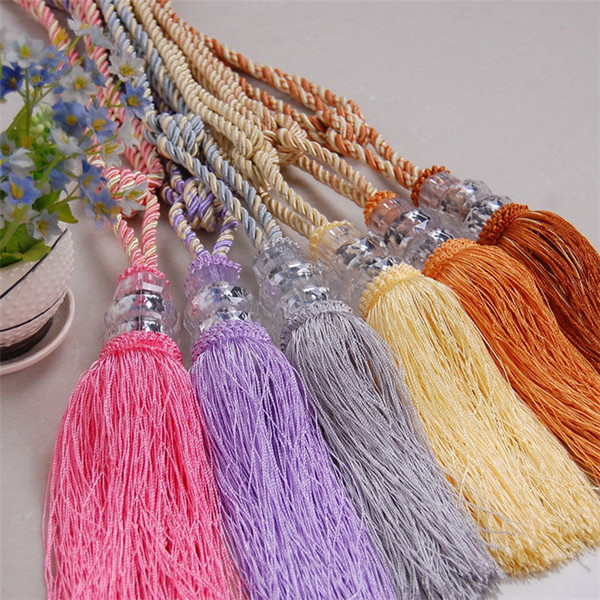 Hot sell 12 styles Wholesale Curtain Tieback Tassel Hanging Balls Curtain Accessories Bedroom Livingroom Supplies T6I049