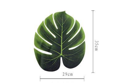 Simulated Turtle Leaf Artificial Turtle Leaf Tropical Palm turtle Leaves Fake Monstera Plants For Home Decoration Indoor Plants