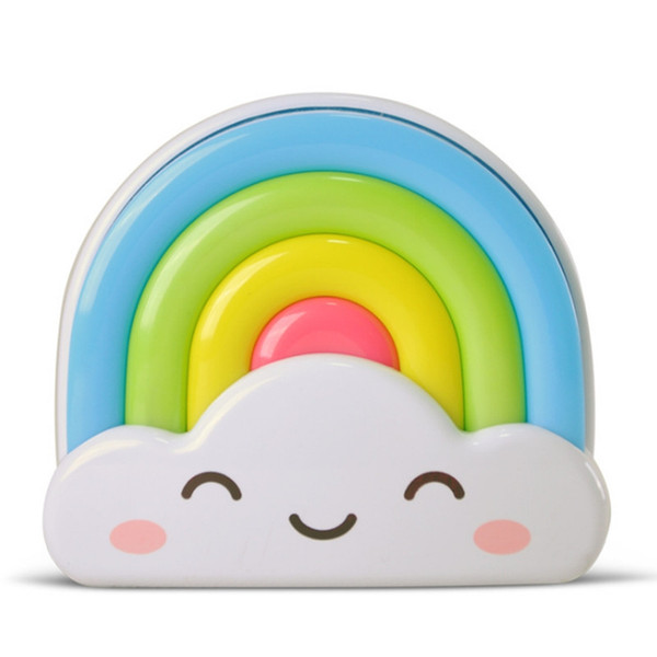 Baby Night Light Rainbow Toddler Nightlight for Kids with Sensor Random Color for Children Home Bedroom Home Decor