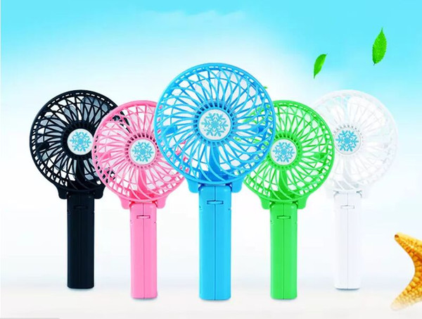 Rechargeable USB Mini Portable Foldable Electric Desk Hand Held Pocket Fan Makes You Have Cool Summer