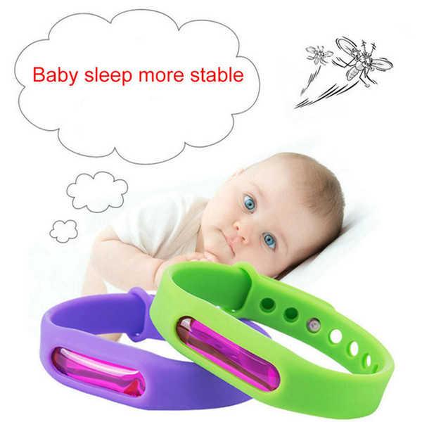 Mosquito Repellent Wristband Nature Plant Essential Oil Repellent Bracelet Baby Boys Girls Wristband Hand Ring 7 Designs Optional LDH77