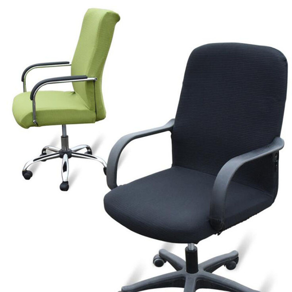 Office computer chair covers cover armrest seat cover fabric stool set swivel chair set one piece elastic chair cover